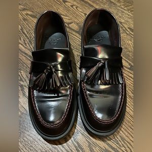 ADRIAN ARCADIA LEATHER TASSEL LOAFERS